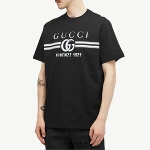 Gucci GG Logo Print Cotton T-Shirt